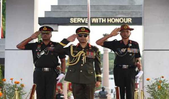 Bangladesh' Army Chief inspects passing out parade at OTA