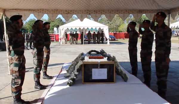 Last rites of Martyred Army Jawan Pabbala Anil held at Telangana's Malkapur village