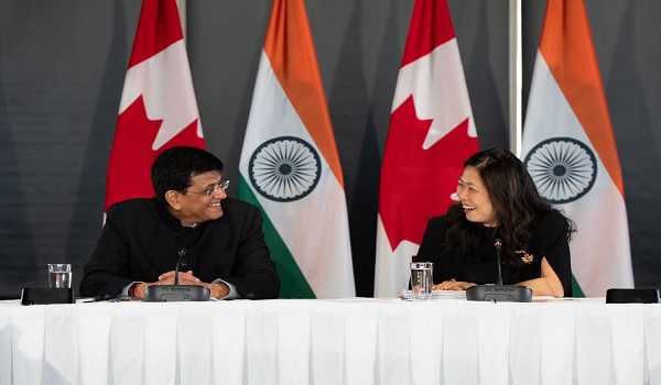Piyush Goyal, Canadian counterpart review progress of India-Canada FTA