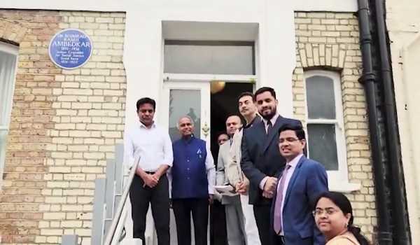 KTR visits Ambedkar Museum in London