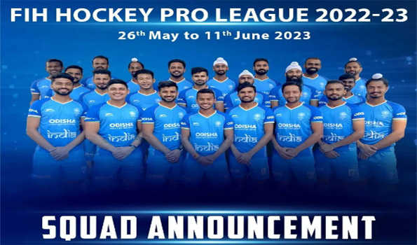 Hockey India names 24-member Indian Men’s Hockey Team for FIH Hockey Pro League