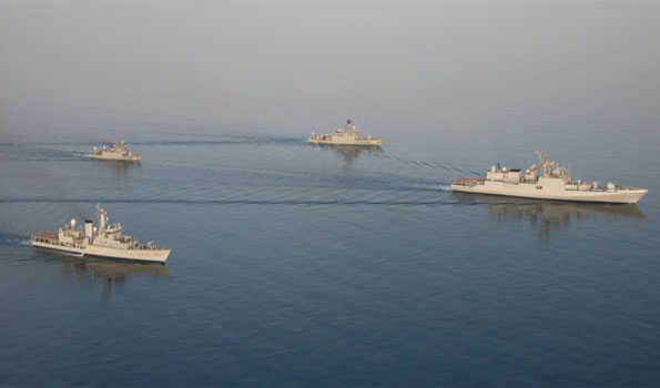 Indian, Saudi Arabian navies hold sea phase of Al Mohed Al Hind exercise