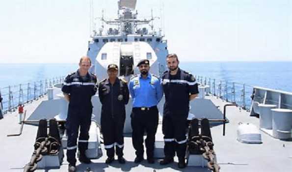 India participating in maiden trilateral maritime exercise with France, UAE