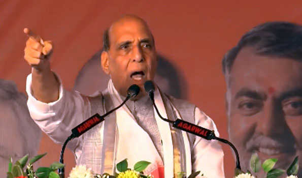 Rajnath mocks Cong 'Rahulyaan’s' failure to launch