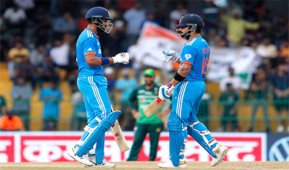 Asia Cup: Virat, Rahul tons help India post 356/2 against Pakistan