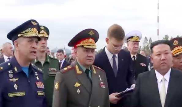 Kim Jong Un meets Russian DM