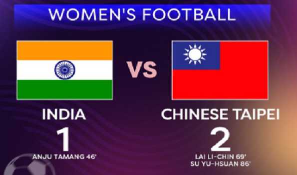 Indian women’s football team kicked off Hangzhou campaign with 1-2 loss