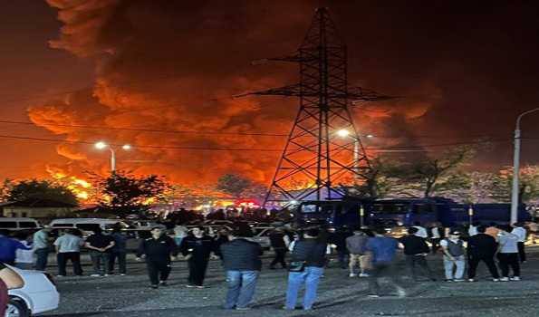 One killed, 162 injured in explosion, fire at warehouse in Uzbekistan