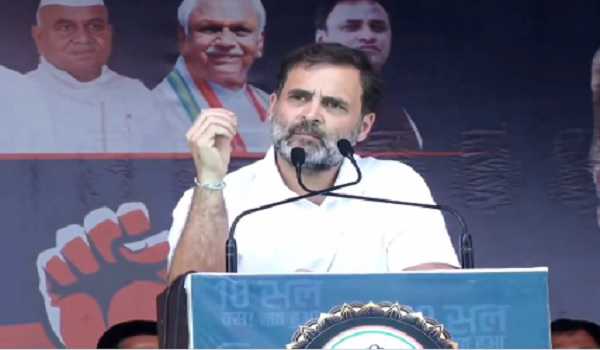 First work of Cong govt will be caste census: Rahul