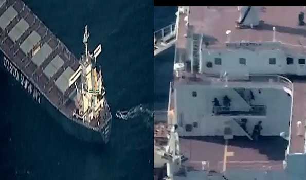 Indian Navy evacuate all crew members from MV Lila Norfolk