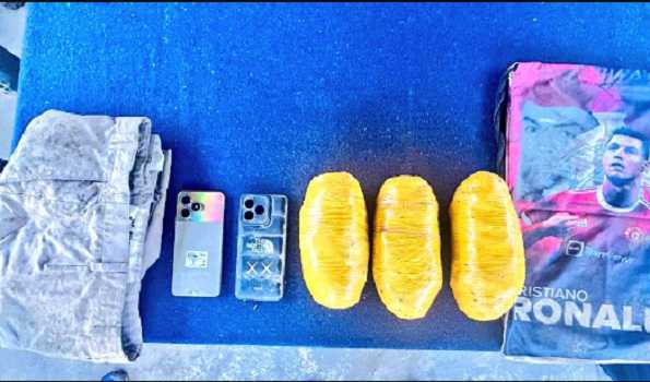 BSF recovers 3.2 kg heroin & a mobile in search operation