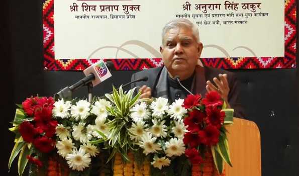 Vice Prez Dhankhar urges students to follow teachings of teachers to lead a happier life