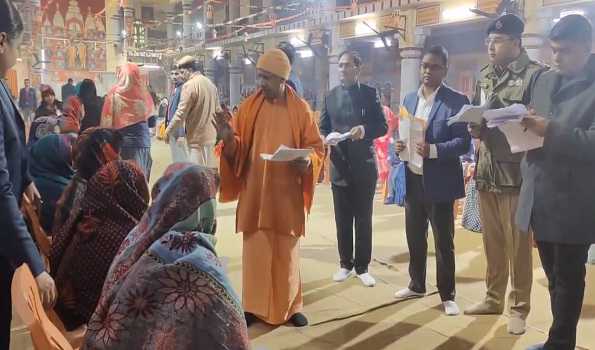 Yogi addresses grievances of 200 people at Janata Darshan