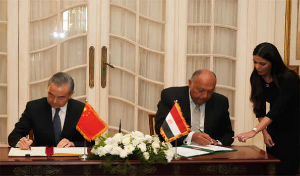 Egypt, China agree to continue joint search for solution to Palestinian issue