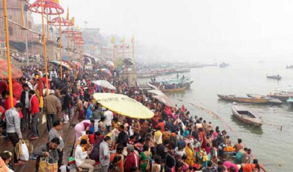 Millions of pilgrims, take holy dip at the confluence of Ganga and Bay of Bengal to mark annual Sankranti Day
