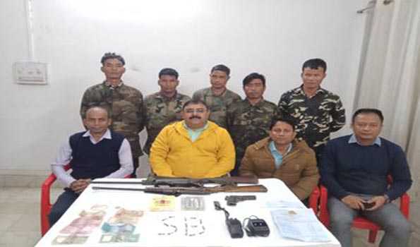 5 NLFT militants surrender with arms in Tripura