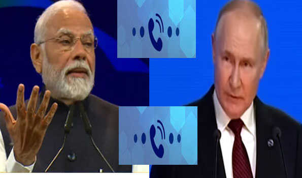 PM Modi speaks to Russian President  Putin to discuss various regional and global issues