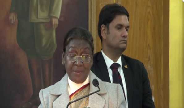President Murmu praises tribal women in conservation & climate action efforts