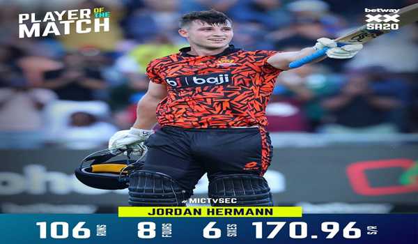 Betway SA 20: Hermann, Baartman star in Newlands thriller