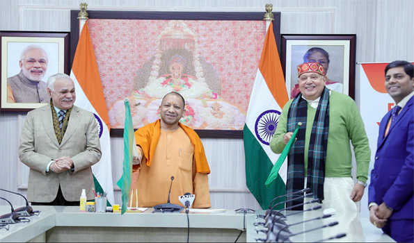 Yogi flags off direct flight between Ayodhya, Kolkata, Bengaluru