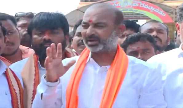 Bandi Sanjay urges Telangana govt to declare public holiday on Jan 22