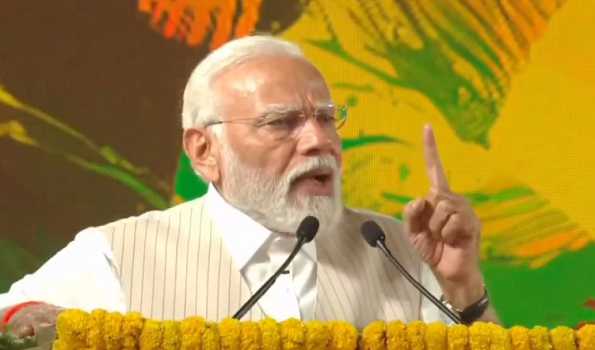 In a colourful, vibrant start PM inaugurates Khelo India Youth games, says great way to start 2024