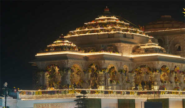 Ayodhya Ram Temple lighting blends heritage with innovation
