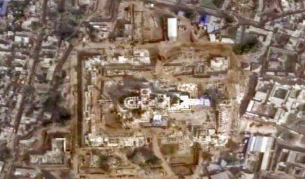 ISRO shares images of Ayodhya Ram Mandir captured by Cartosat