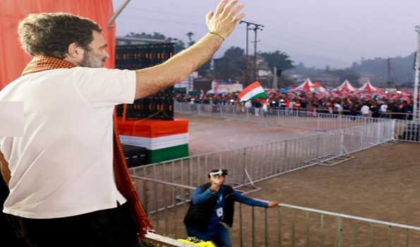 Meghalaya: Rahul Gandhi blames BJP for partnering with corrupt NPP