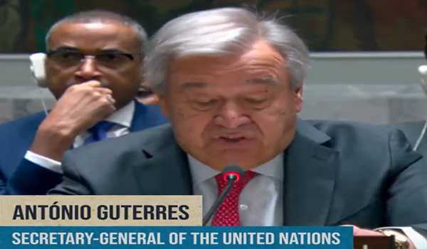 UN chief warns of spillover of war in Gaza