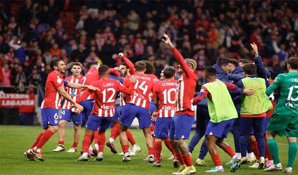 Atletico Madrid into Copa del Rey last four