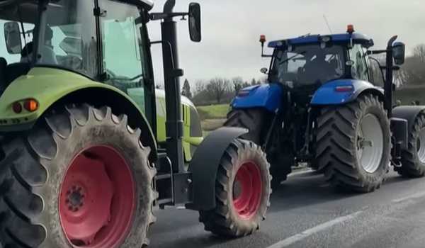 Over 70,000 farmers protest throughout France, 41,000 tractors involved
