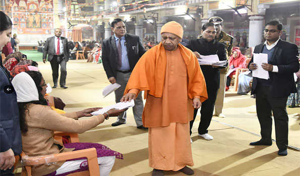 Addressing public issues priority of the state govt: Yogi
