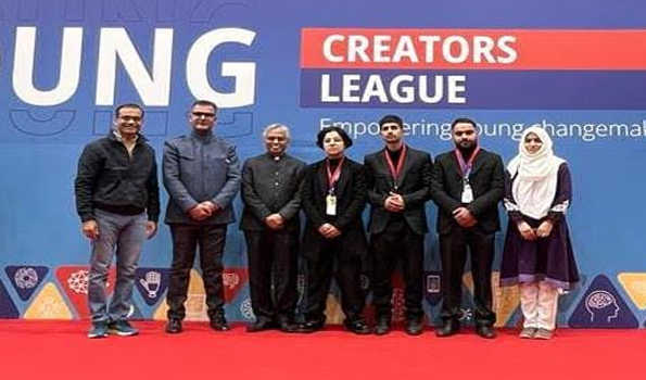 Five students of Army School awarded gold medals for innovative projects