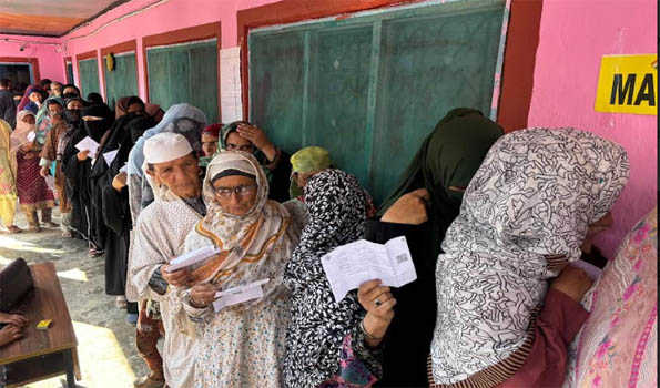 Phase 3 J&K election: 44.08 pc turnout till 1 pm on 40 seats