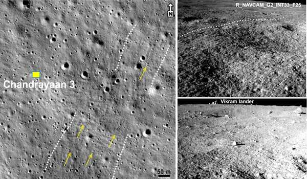 Chandrayaan-3 Lander, Rover discovers buried crater on the Moon