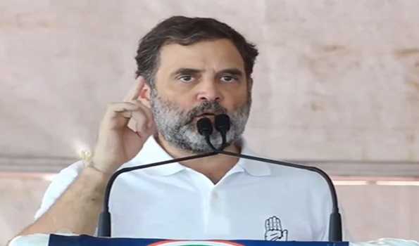 Rahul promises progress in Haryana under new Cong govt