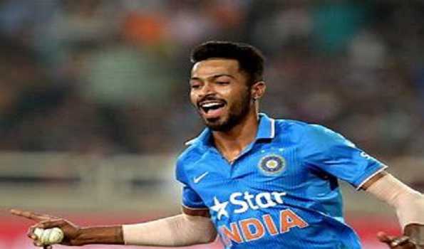Allround display of Hardik powers India to victory