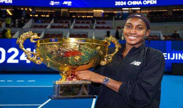 Gauff defeats Muchova to claim China Open singles title