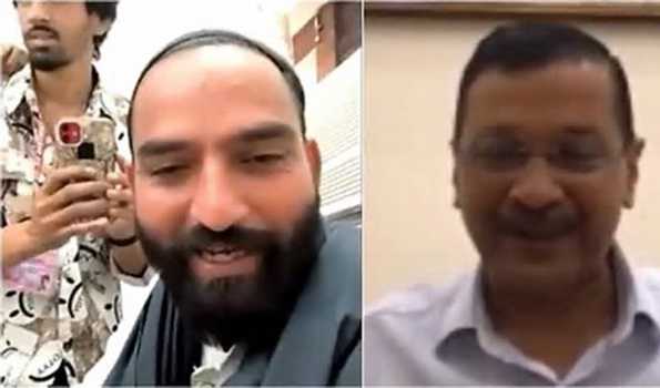 Kejriwal hails first MLA of AAP in J&K as triumph