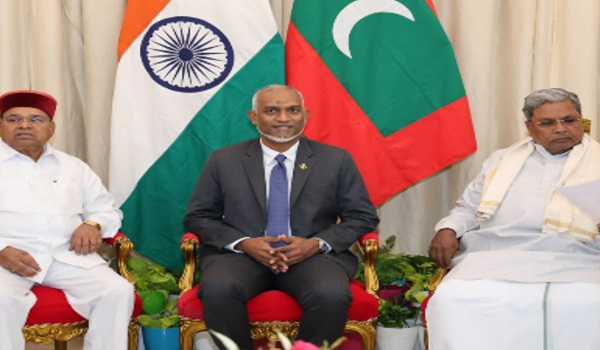Karnataka Governor hosts Maldivian President