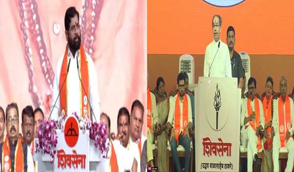 Maha: Show of strength by both factions of Shiv Sena during Dussehra rally