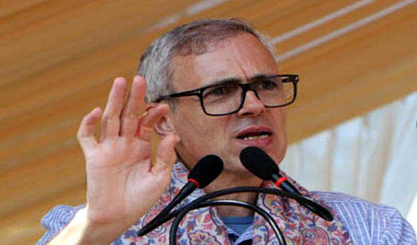 Stage set for swearing-in-ceremony of Omar Abdullah as the CM of J&K.