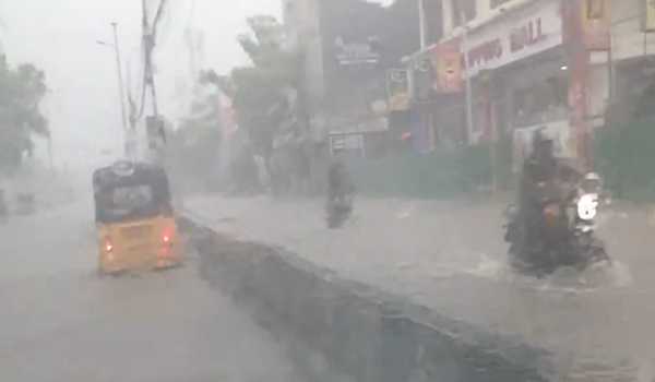 Rains abate, Depression moves at 12 kmph, to cross coast near Chennai tomorrow