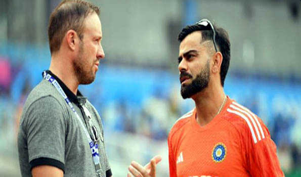 De Villiers hailed most talented cricketer I have played with by Virat Kohli
