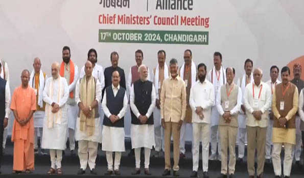 PM Modi chairs NDA CMs Council meeting in Chandigarh ahead of assembly polls