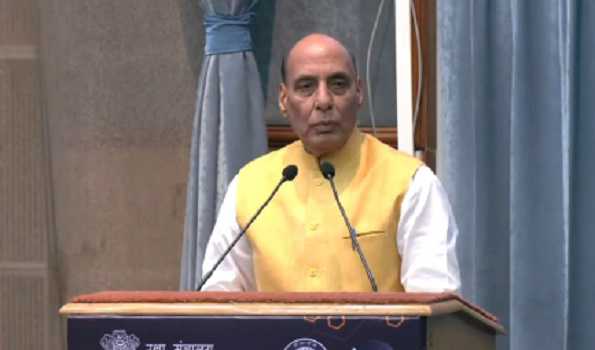 Rajnath calls upon pvt sector to move forward from participation to taking lead in defence sector