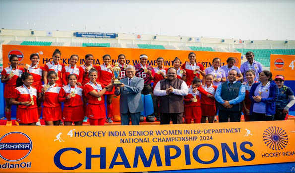 Railway clinch the Hockey Women National Championship 2024