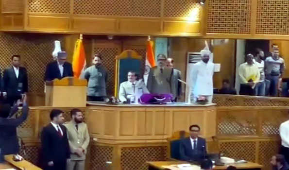 Newly-elected MLAs take oath, Omar retains Ganderbal constituency