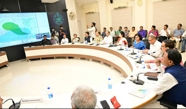 Odisha CM Majhi asks officials to ensure zero casualties during landfall of Cyclone Dana
